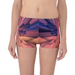 Pattern Colorful Background Abstarct Boyleg Bikini Bottoms by Ravend