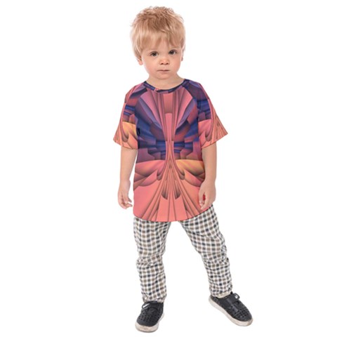 Pattern Colorful Background Abstarct Kids  Raglan Tee by Ravend