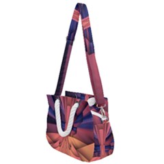 Pattern Colorful Background Abstarct Rope Handles Shoulder Strap Bag by Ravend