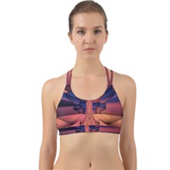 Pattern Colorful Background Abstarct Back Web Sports Bra by Ravend