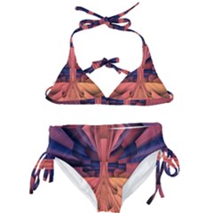 Pattern Colorful Background Abstarct Kids  Classic Bikini Set by Ravend