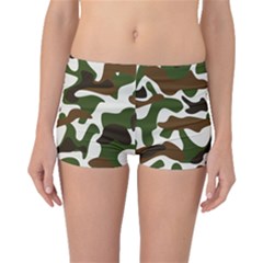 Camouflage Print Pattern Boyleg Bikini Bottoms by Ravend