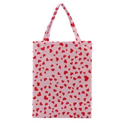 Hearts Valentine Heart Pattern Classic Tote Bag by Ravend