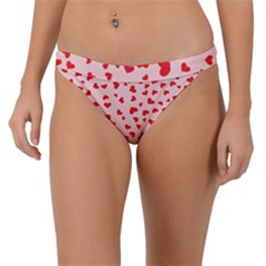 Hearts Valentine Heart Pattern Band Bikini Bottom by Ravend