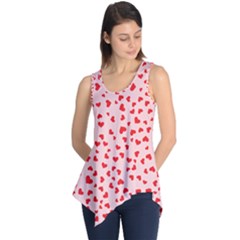 Hearts Valentine Heart Pattern Sleeveless Tunic by Ravend