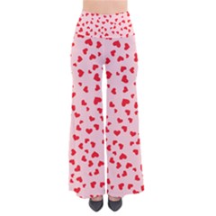 Hearts Valentine Heart Pattern So Vintage Palazzo Pants by Ravend