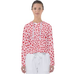 Hearts Valentine Heart Pattern Women s Slouchy Sweat by Ravend