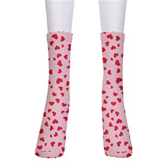 Hearts Valentine Heart Pattern Crew Socks by Ravend