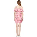 Hearts Valentine Heart Pattern Shoulder Frill Bodycon Summer Dress View2