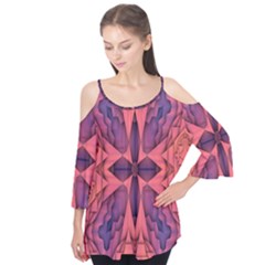 Pattern Colorful Background Flutter Tees