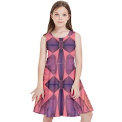 Pattern Colorful Background Kids  Skater Dress by Ravend