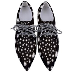 Pattern Girly Diamond Princess Pointed Oxford Shoes by Ravend