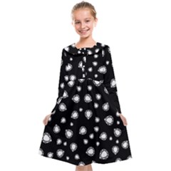 Pattern Girly Diamond Princess Kids  Midi Sailor Dress