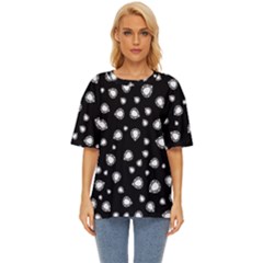 Pattern Girly Diamond Princess Oversized Basic Tee by Ravend