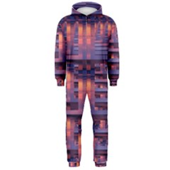 Abstract Pattern Colorful Background Hooded Jumpsuit (men) by Ravend