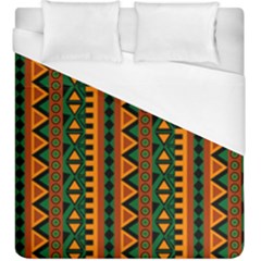 African Pattern Texture Duvet Cover (king Size) by Ravend