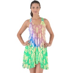 Hippie Fabric Background Tie Dye Show Some Back Chiffon Dress by Ravend