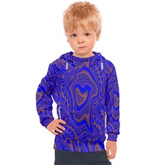 Optical Illusion Illusion Pattern Kids  Hooded Pullover by Ravend