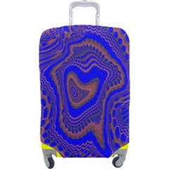 Optical Illusion Illusion Pattern Luggage Cover (large) by Ravend