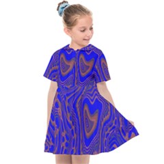 Optical Illusion Illusion Pattern Kids  Sailor Dress by Ravend