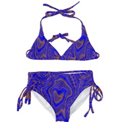 Optical Illusion Illusion Pattern Kids  Classic Bikini Set by Ravend