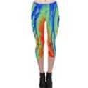 Pattern Design Decorative Art Capri Leggings  View1