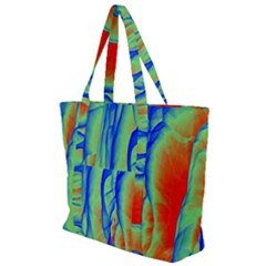 Pattern Design Decorative Art Zip Up Canvas Bag by Ravend