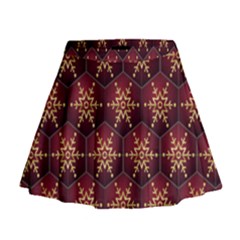 Background Pattern Icon Design Mini Flare Skirt by Ravend