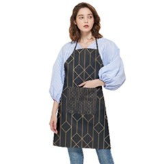 Illustrations Art Geometric Pattern Pocket Apron by Ravend