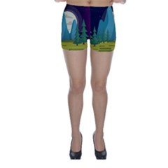 Nature Summer Season Skinny Shorts by Ravend