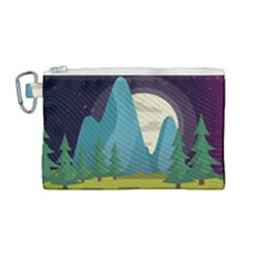 Nature Summer Season Canvas Cosmetic Bag (medium) by Ravend