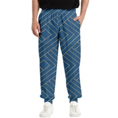 Abstract Geometry Pattern Men s Elastic Waist Pants by Ravend