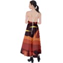 Mountain Forest Full Moon Tie Back Maxi Dress View2