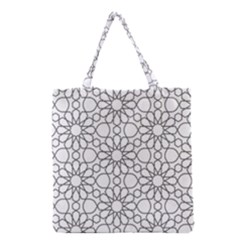 Flower Branch Corolla Wreath Lease Grocery Tote Bag by Ravend