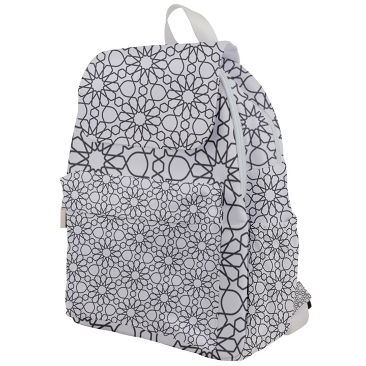 Flower Branch Corolla Wreath Lease Top Flap Backpack