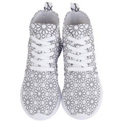 Flower Branch Corolla Wreath Lease Women s Lightweight High Top Sneakers by Ravend