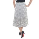 Flower Branch Corolla Wreath Lease Midi Mermaid Skirt View2