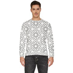 Flower Branch Corolla Wreath Lease Men s Fleece Sweatshirt by Ravend