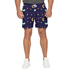 Seamless Pastel Wallpaper Animal Men s Runner Shorts by Ravend