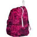 Water Rose Pink Background Flower Foldable Lightweight Backpack View4