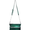 Green Line Shape Stripe Corolla Mini Crossbody Handbag View1