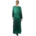 Green Line Shape Stripe Corolla Maxi Chiffon Beach Wrap View2