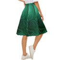 Green Line Shape Stripe Corolla Classic Short Skirt View3