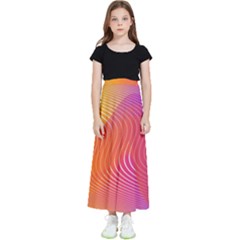 Brochure Flyer Poster Music Kids  Flared Maxi Skirt by Ravend