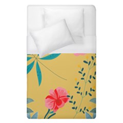 Nature Floral Flower Petal Leaves Leaf Plant Duvet Cover (single Size)