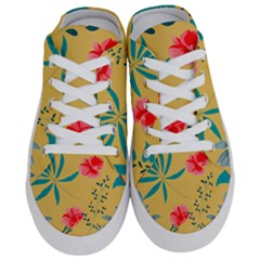 Nature Floral Flower Petal Leaves Leaf Plant Half Slippers by Ravend