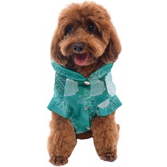 Flower Floral Design Background Dog Coat by Ravend