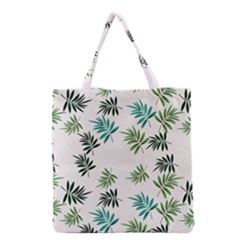 Leaves Plant Design Template Grocery Tote Bag by Ravend