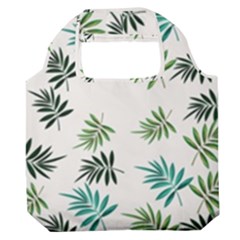 Leaves Plant Design Template Premium Foldable Grocery Recycle Bag by Ravend