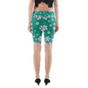 Pattern Background Daisy Flower Floral Yoga Cropped Leggings View2